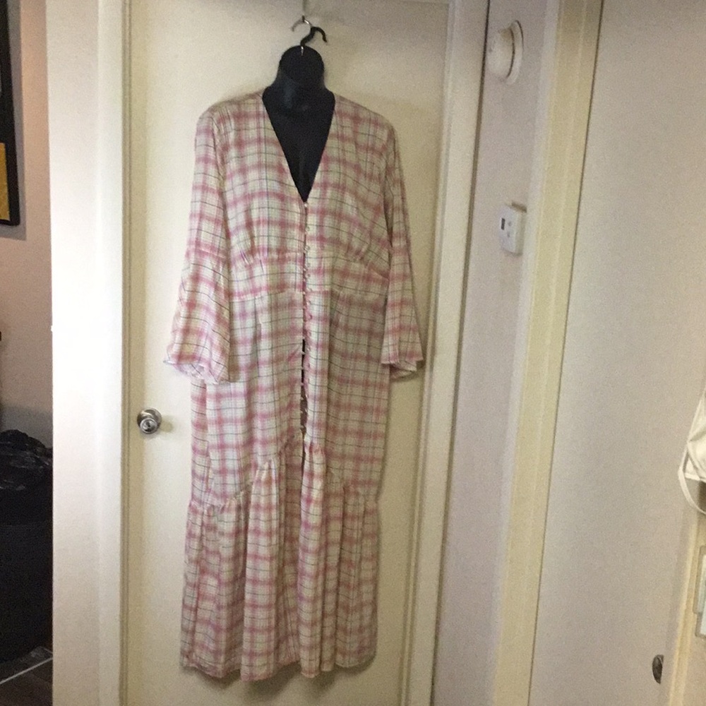 ASOS Plaid Maxi Dress